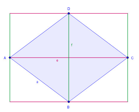 Rechteck diagonale berechnen | Rechteck
