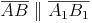 \overline{AB} \parallel \overline {A_1B_1}