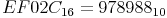 EF02C_{16}=978988_{10}