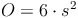 O = 6 \cdot s^2